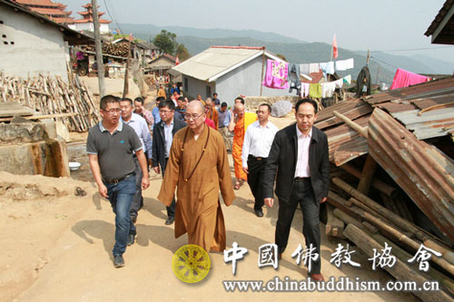 佛教-中国佛教协会赴云南沧源县金龙寺、班老总佛寺