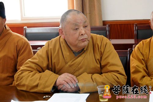 佛教-湖北罗田佛教协会召开2016年首次会长扩大办公会