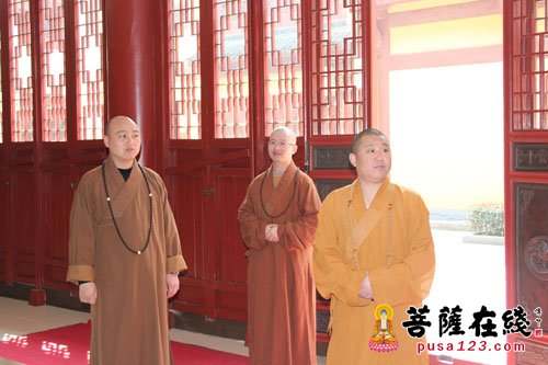佛教-河北石家庄佛协会长果通大和尚一行赴绍兴安康寺参访