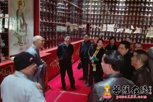 江西省宜春市副市长魏晓奎一行赴慈化寺调研