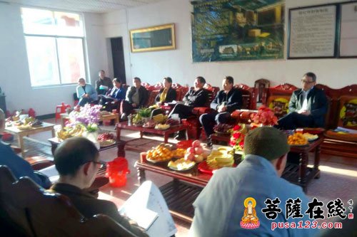 江西省宜春市副市长魏晓奎一行赴慈化寺调研