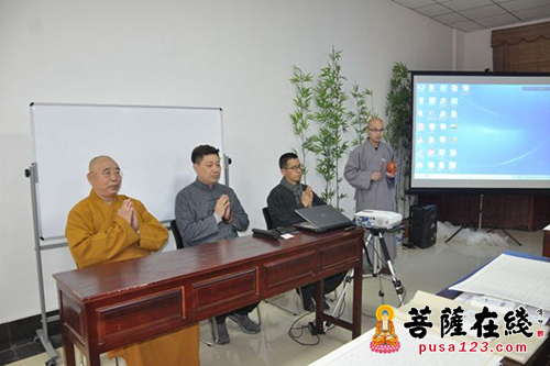 书法-山东省博山正觉寺书画院举办首期书法抄经班