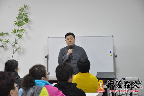 书法-山东省博山正觉寺书画院举办首期书法抄经班