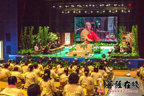 佛教-山东博山正觉寺举办禅修实践公开课 仁炟大和尚授课