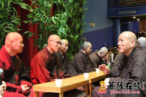 佛教-山东博山正觉寺举办禅修实践公开课 仁炟大和尚授课