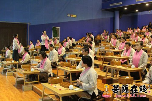 佛教-山东博山正觉寺举办禅修实践公开课 仁炟大和尚授课