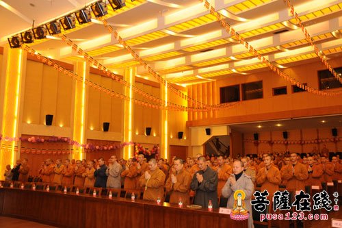 佛教-中国佛学院普陀山学院举行2016年春季开学典礼