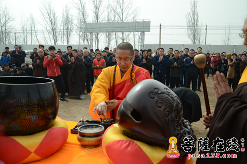 观音-开应大和尚主持山东三源寺观音圣像安放吉祥法会