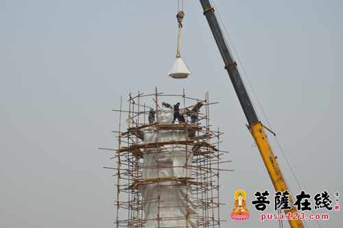 观音-开应大和尚主持山东三源寺观音圣像安放吉祥法会