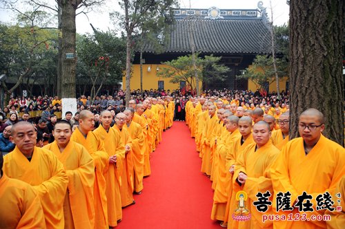 寒山寺法主和尚性空长老95岁华诞 祝寿庆典隆重举行