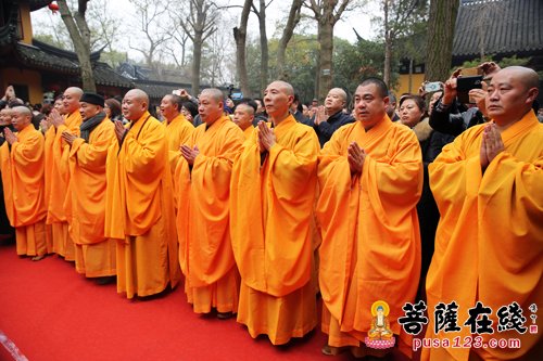 寒山寺法主和尚性空长老95岁华诞 祝寿庆典隆重举行