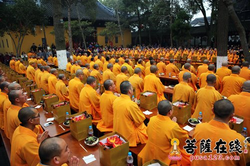 寒山寺法主和尚性空长老95岁华诞 祝寿庆典隆重举行