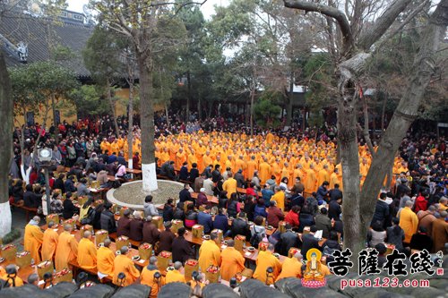 寒山寺法主和尚性空长老95岁华诞 祝寿庆典隆重举行
