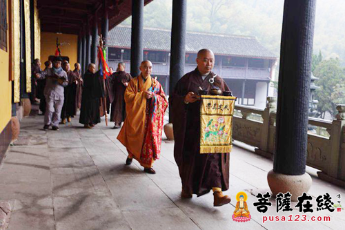 佛教-江阴苍山古寺参学团赴宁波天童禅寺参访
