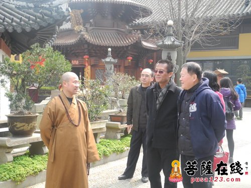 上海宗教文化研究中心及上海社科院一行赴西林禅寺参访