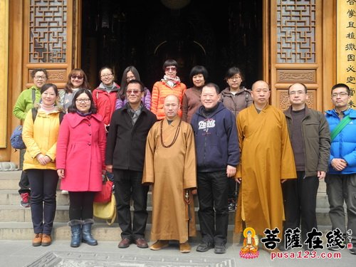 上海宗教文化研究中心及上海社科院一行赴西林禅寺参访