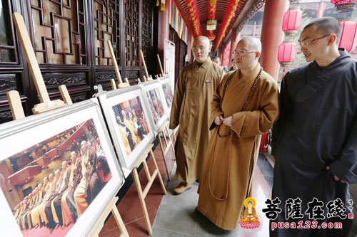 法华寺-浙江省民宗委星级宗教活动场所考评组赴湖州法华寺进行现场考评