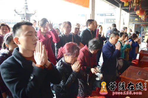 观音-重庆华岩寺举行恭迎观世音菩萨圣诞法会