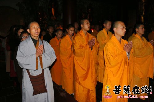 少林寺-少林寺方丈永信大和尚率少林寺两序大众塔林祭祖