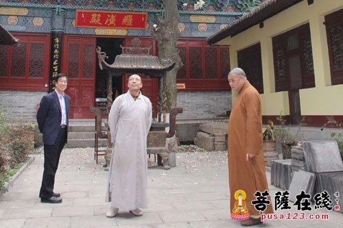 佛教-陕西省佛协增勤会长调研长安弥陀寺、紫竹林