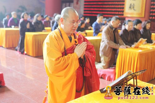 上海东林寺举行清明《地藏宝忏》法会