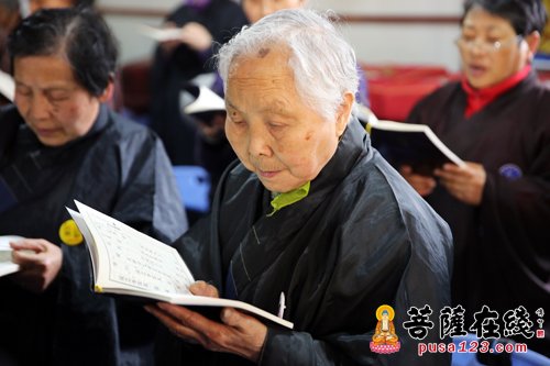 上海省殿禅寺举行中峰三时系念法会
