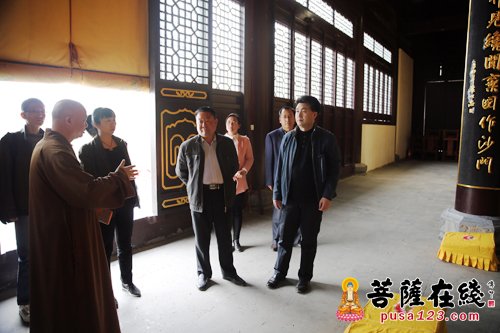 青州-山东省民族宗教事务局二处周风处长考察青州广福寺