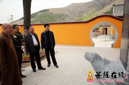 青州-山东省民族宗教事务局二处周风处长考察青州广福寺