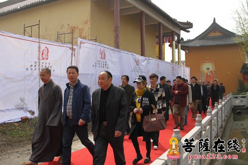 文化-江苏淮安东圣寺慈善功德会揭牌仪式暨“佛即我心”雅集活动举行