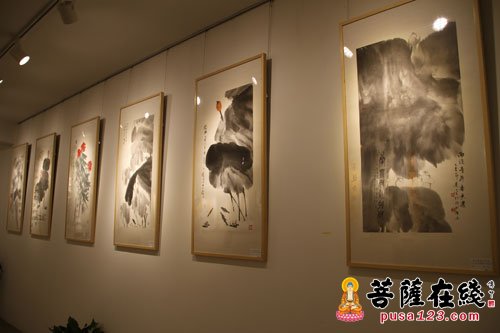 文化-七宝教寺举行“景泰春和”——林仲兴、苏金成书画展