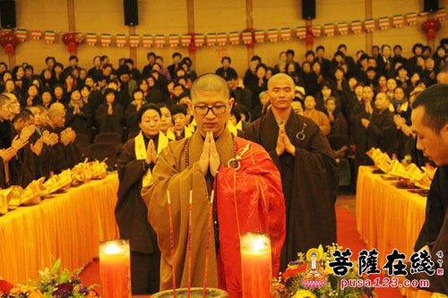 佛教-中国佛学院普陀山学院举行第四届清明法会