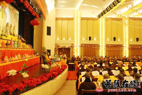 佛教-中国佛学院普陀山学院举行第四届清明法会