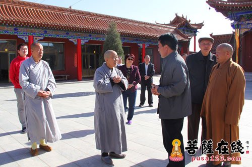 佛教-陕西省佛教协会副会长王宁波一行赴榆林调研