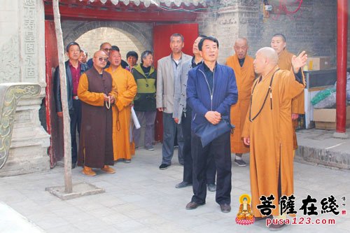 佛教-陕西省佛教协会副会长王宁波一行赴榆林调研