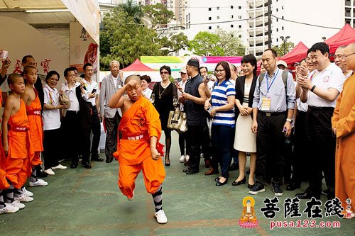武术-福建南少林武术团受邀参加香港“赏心乐食”美食文化节