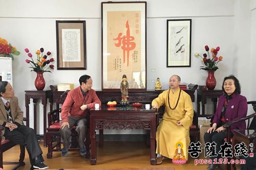 佛教-上海中外文化艺术交流协会一行参访西林禅寺、地藏古寺