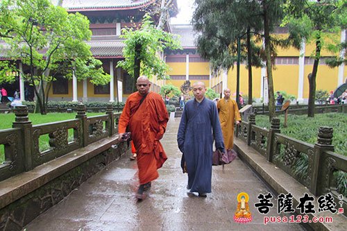 佛教-斯里兰卡佛教学与巴利语大学校长赴杭州佛学院参访