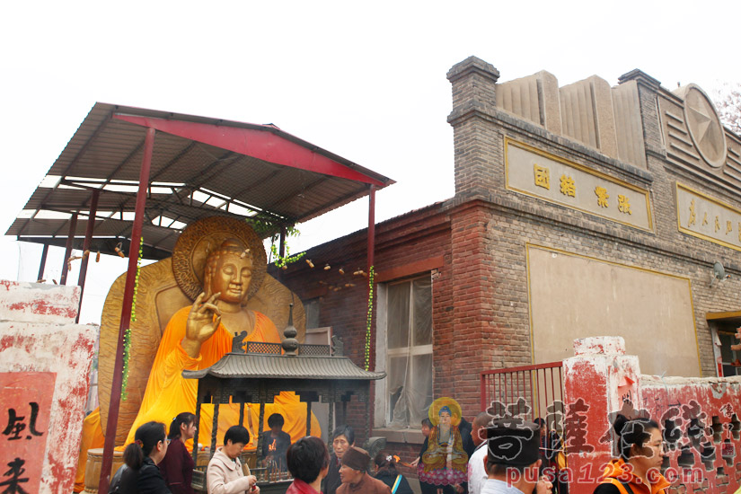 【高清图集】河北省衡水景县开福寺举行大雄宝殿全堂佛像开光法会