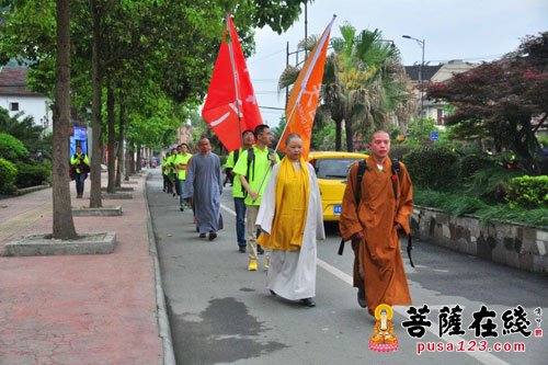 佛教-四川青城天国寺第三届2016静默行走活动圆满收官