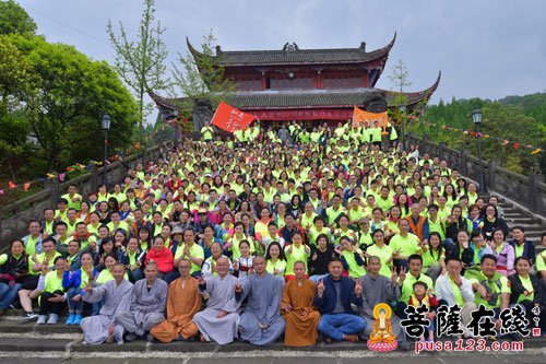 佛教-四川青城天国寺第三届2016静默行走活动圆满收官