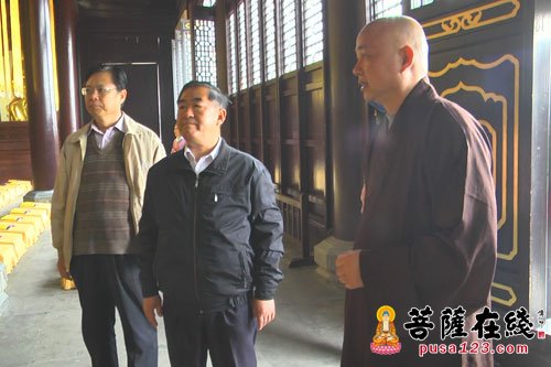 李亚军-山东省潍坊市民宗委李亚军主任一行赴广福寺考察调研