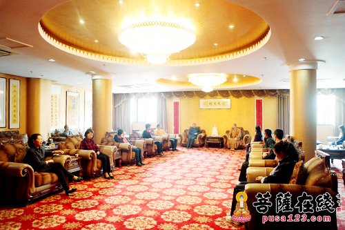 东林寺-上海东林寺举行禅茶试品会活动 以茶会友