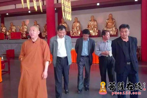 佛教-临沂市科协、科普部张继全一行赴河东区释佛寺检查指导