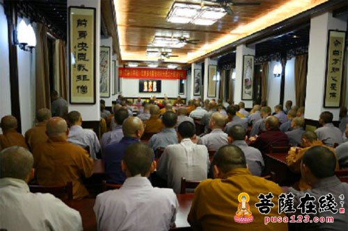 灵岩山-苏州灵岩山寺僧众学习习近平总书记系列讲话