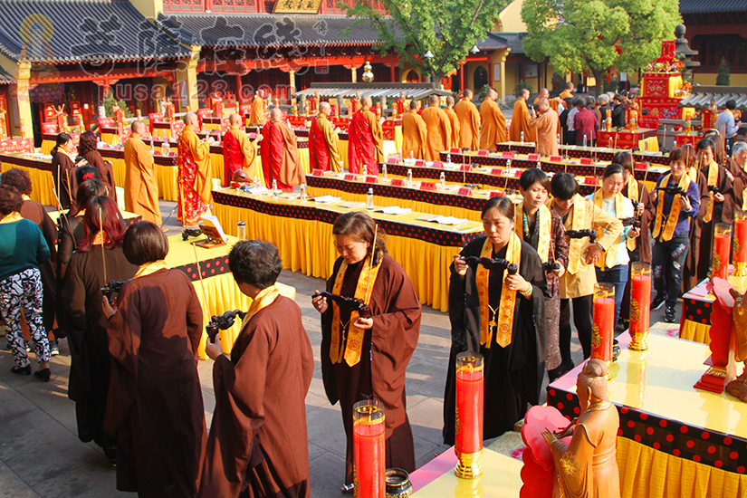 【高清图集】浙江绍兴安康寺隆重举行华严大供天法会