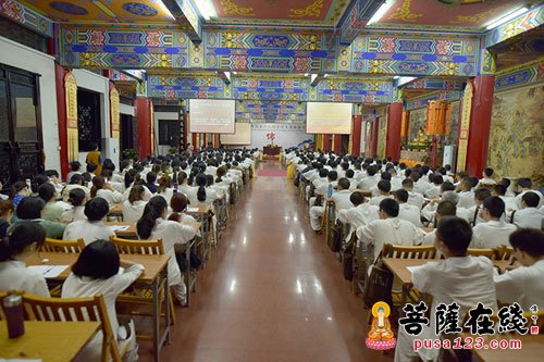文殊院-“欢迎回家”成都文殊院第19期寺院生活体验营开营