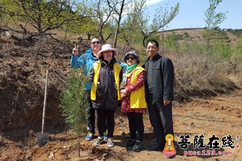 河北唐山千佛寺2016种下“一棵吉祥树”活动圆满