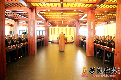太仓同觉寺举办素食文化节之百僧斋