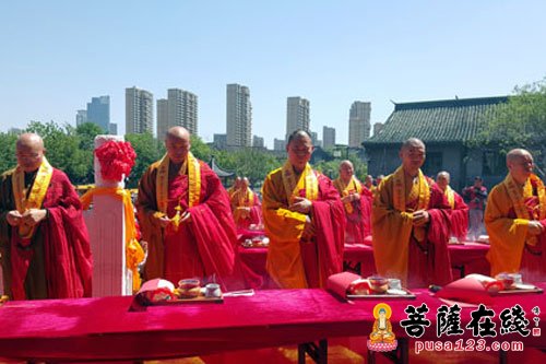 佛教-江苏省淮安市慈云寺国师塔落成庆典举行