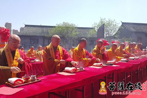 佛教-江苏省淮安市慈云寺国师塔落成庆典举行